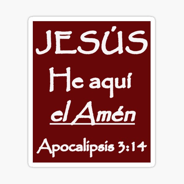 Bendice alma mía a Jehová, Spanish Bible Verse Sticker for Sale