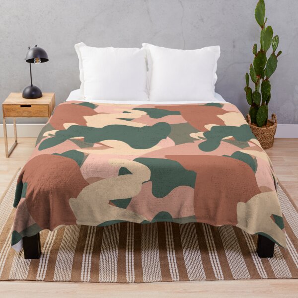 Item preview, Mid century colors military style abstract pat designed and sold by Elena Ivan - Papadopoulou.