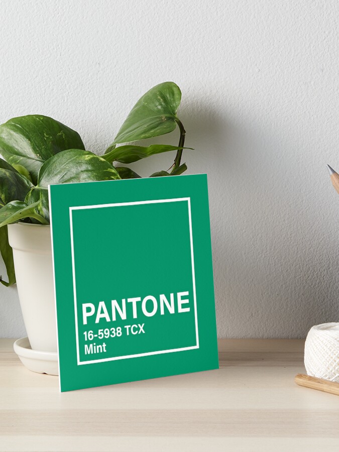 pantone 16-5938 TCX Mint | Art Board Print