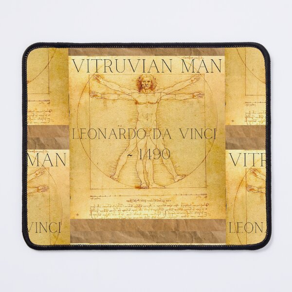 Item preview, Vitruvian Man Drawing by Leonardo Da Vinci Design designed and sold by EarthArtDesigns.