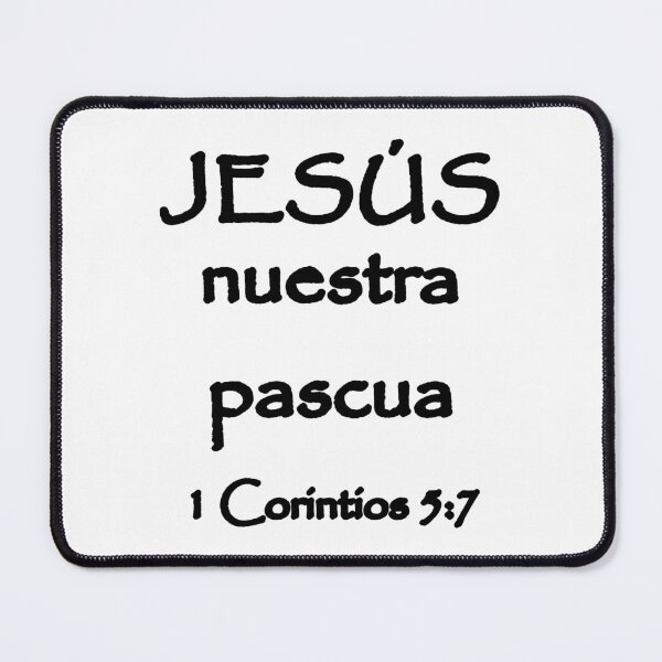 Item preview, 1 Corinthians 5:7 Jesus Our Passover Spanish Bible Verse designed and sold by NombresDeJesus.
