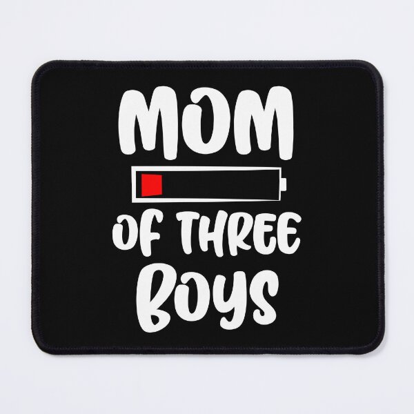 Item preview, Mom Of Three Boys Funny Graphic designed and sold by GO SHIRT-TEE.