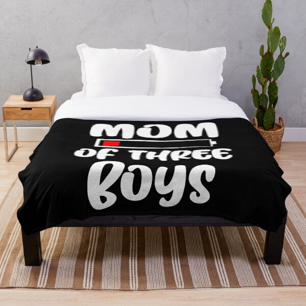 Item preview, Mom Of Three Boys Funny Graphic designed and sold by GO SHIRT-TEE.
