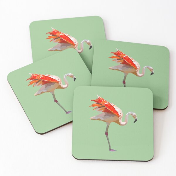 Item preview, C is for Chilean Flamingo,Chilean Flamingo Illustration – Elegant South American Wading Bird Artwork designed and sold by PrettylittlepastelUk.