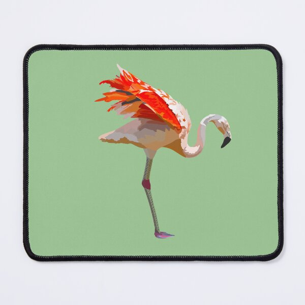 Item preview, C is for Chilean Flamingo,Chilean Flamingo Illustration – Elegant South American Wading Bird Artwork designed and sold by PrettylittlepastelUk.
