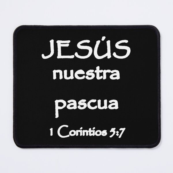 Item preview, Corinthians 5:7 Jesus Our Passover Spanish Bible Verse designed and sold by NombresDeJesus.