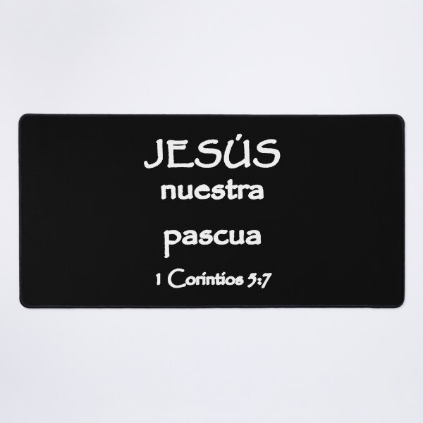 Item preview, Corinthians 5:7 Jesus Our Passover Spanish Bible Verse designed and sold by NombresDeJesus.