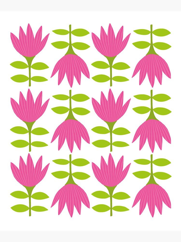 Thumbnail 5 of 5, Tote Bag, Pink Tulips designed and sold by Helen Houghton.