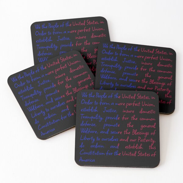 Item preview, We the People - The U.S. Constitution Preamble designed and sold by AwesomeProject.
