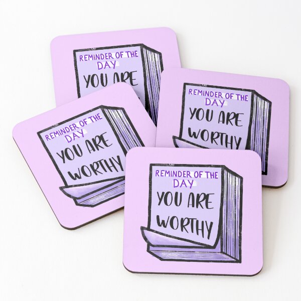 Item preview, you are worthy cute post it note  designed and sold by mariahmoniquedesign.