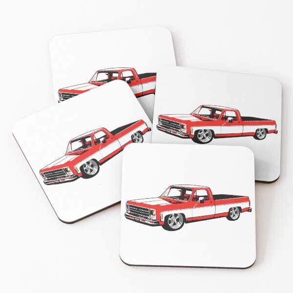 Item preview, Red 70s Lowered C Truck designed and sold by CoolRide.