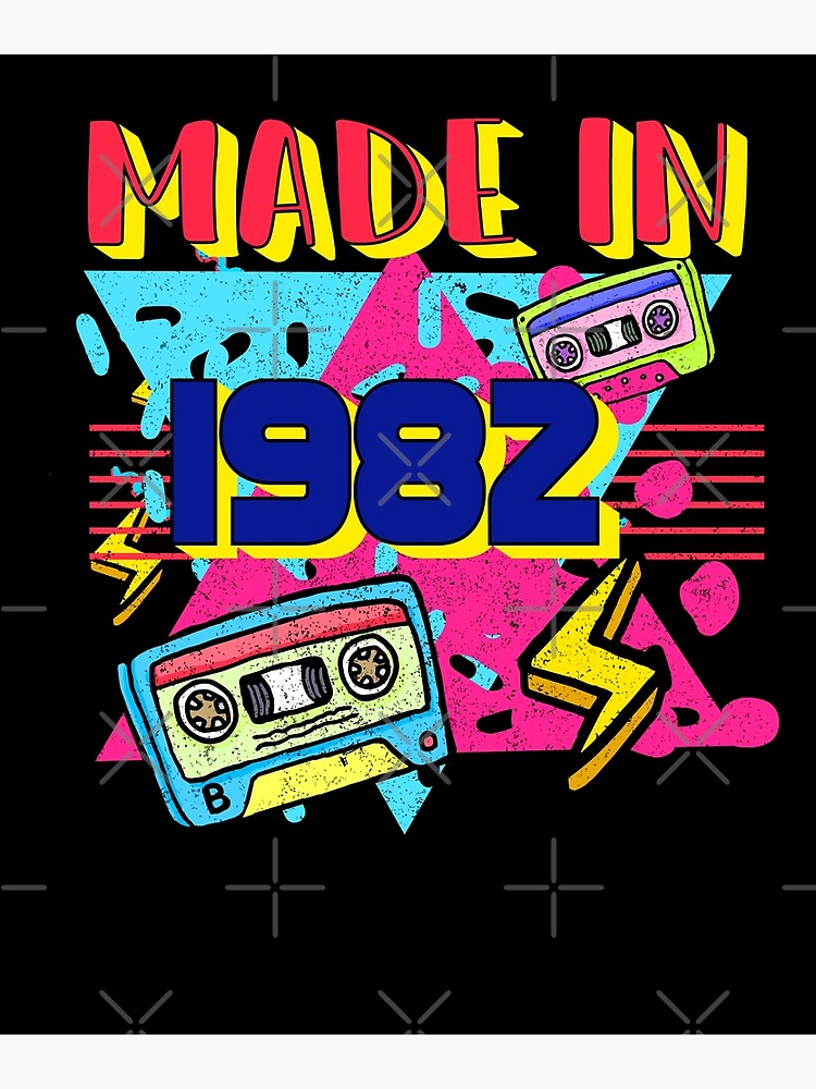 Vintage Best Of 1982 37th Birthday Cassette Tank Top