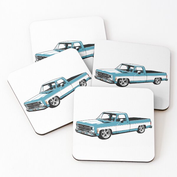 Item preview, Light Blue 70s Lowered C Truck designed and sold by CoolRide.