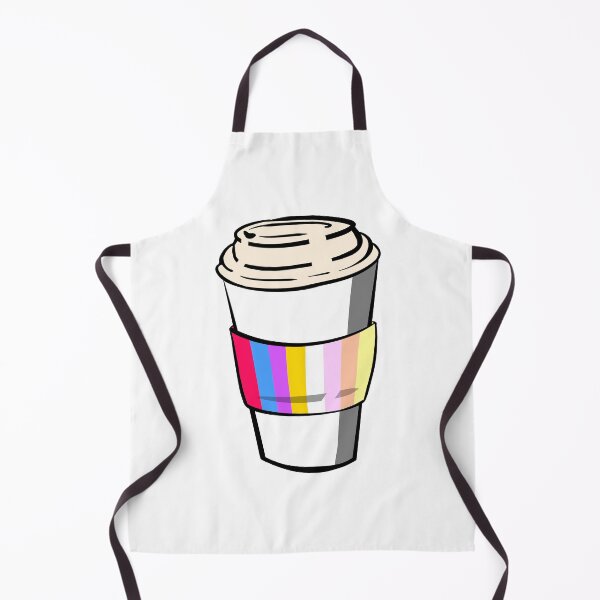 Item preview, Pangender Pride Coffee Cup Doodle designed and sold by CJ Vanderbeek.