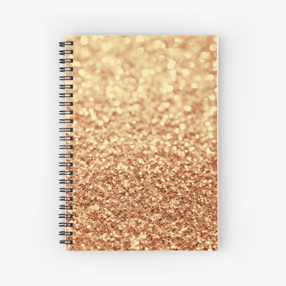 gold Spiral Notebook by Ingz | Redbubble gold Spiral Notebook by Ingrid Beddoes