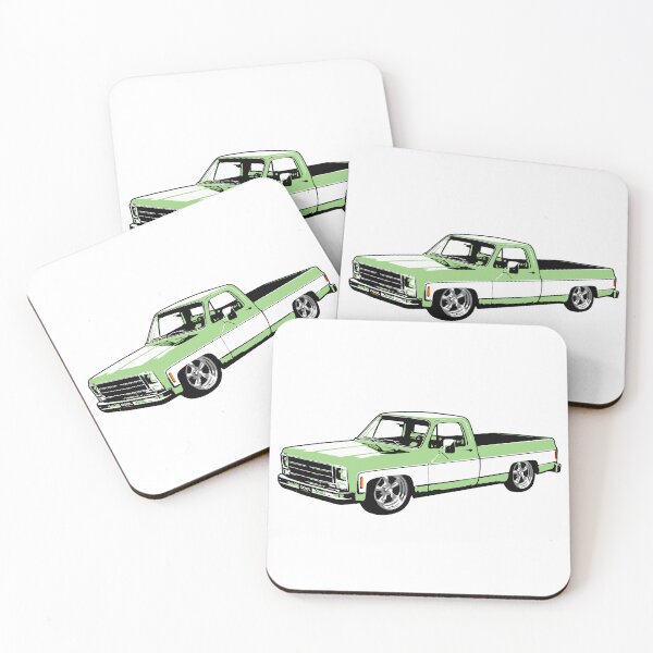 Item preview, Light Green 70s Lowered C Truck designed and sold by CoolRide.