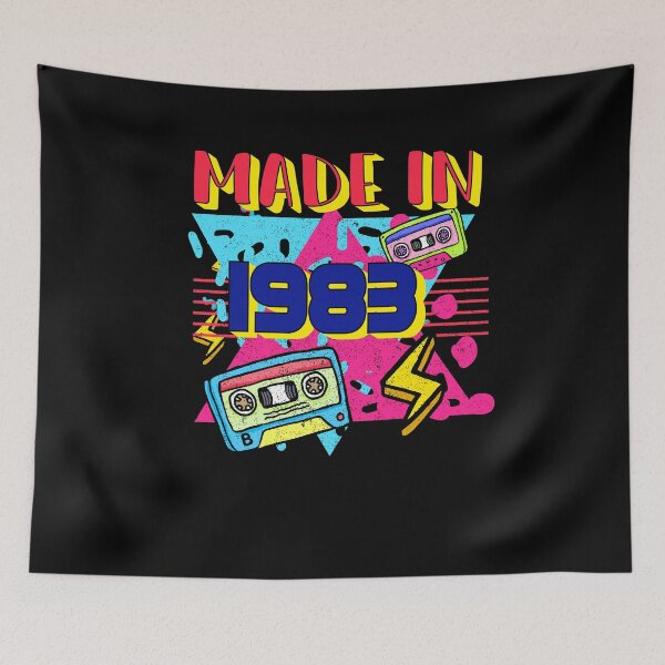 Item preview, Made In 1983 Rad 1983s Vintage 80's Costume Party neon party 1983 39Th Birthday 39 Year Old Men Women Essential Classic designed and sold by mohmmed22.