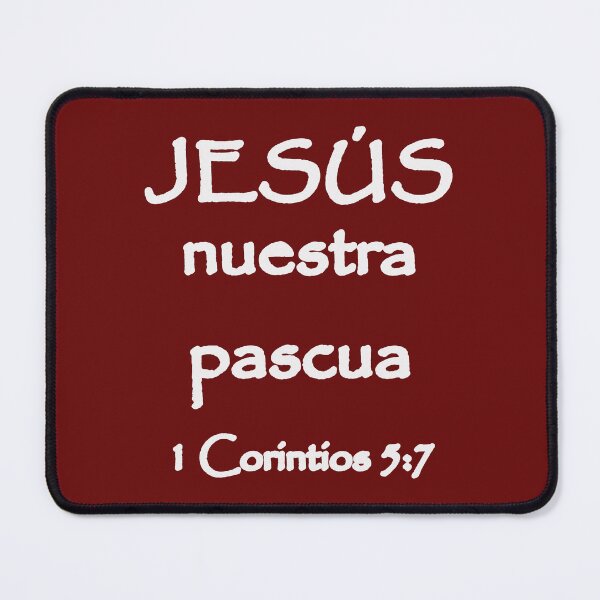 Item preview, Corinthians 5:7 Jesus Our Passover Spanish Bible Verse designed and sold by NombresDeJesus.