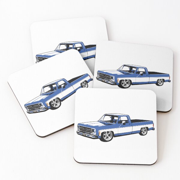 Item preview, Blue 70s Lowered C Truck designed and sold by CoolRide.