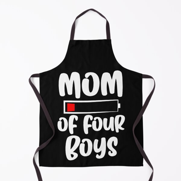 Item preview, Mom Of Four Boys Funny Graphic designed and sold by GO SHIRT-TEE.