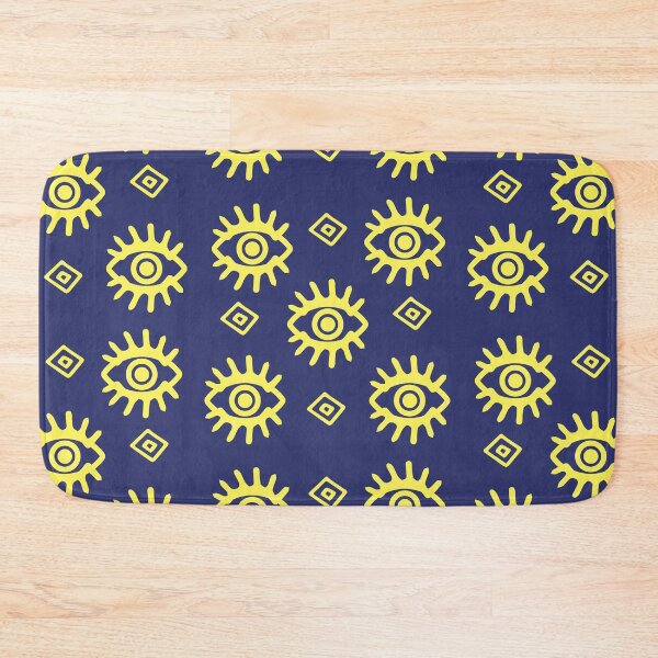 Item preview, Dark blue and yellow eye print designed and sold by DemonicGloom.