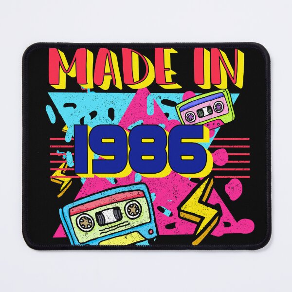 Item preview, Made In 1986 Rad 1986s Vintage 80's Costume Party neon party 1986 36Th Birthday 36 Year Old Men Women Essential Classic designed and sold by mohmmed22.