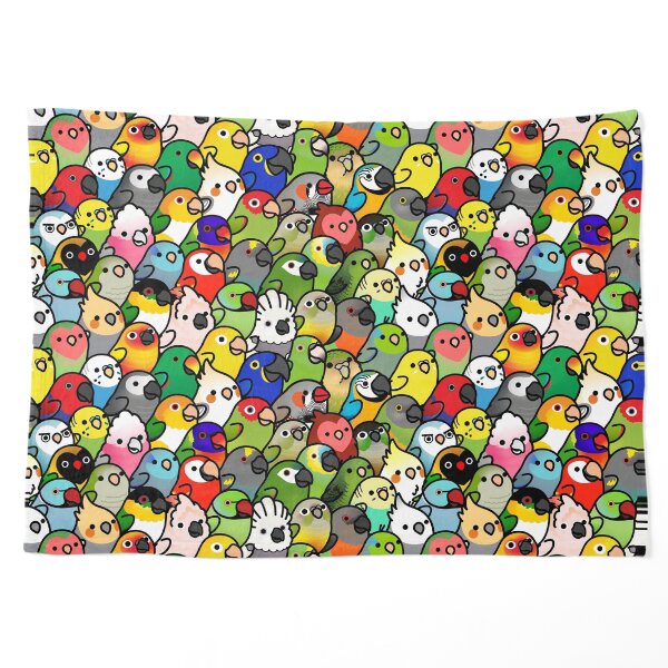 Everybirdy Pattern Pet Blanket