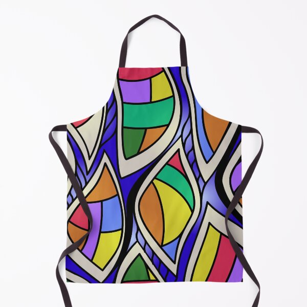 Item preview, Bright abstract stained glass  designed and sold by ReflectedCrafts.