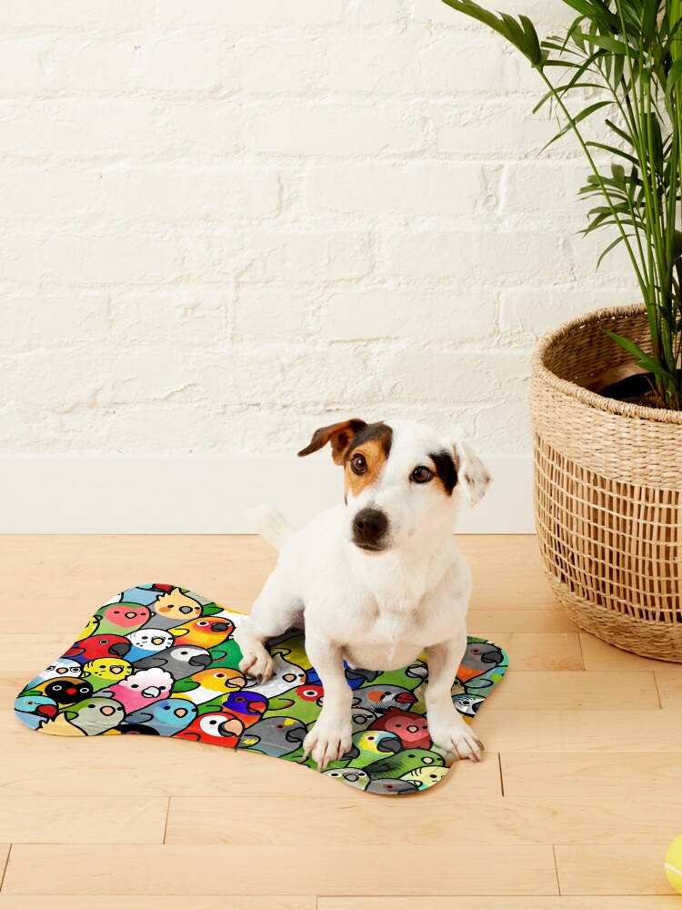 Disover Motif Everybirdy  - Pet Bowls Mat