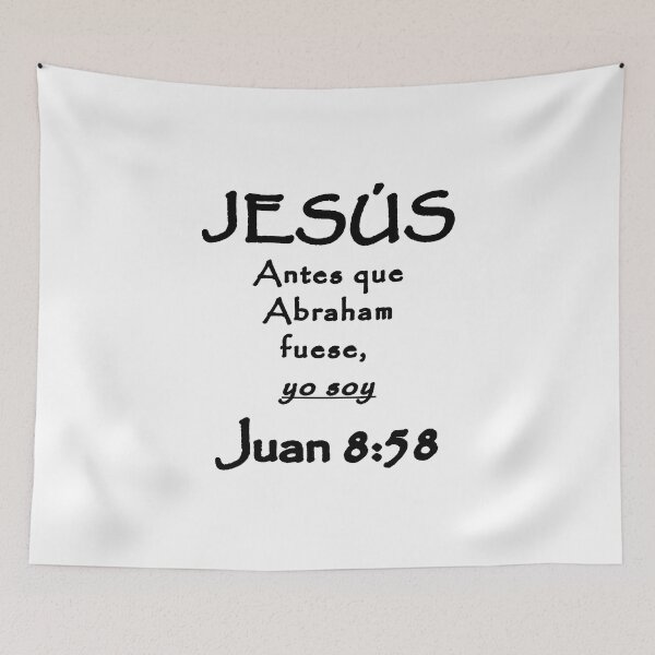 Item preview, John 8:58 Jesus I Am Spanish Bible Verse designed and sold by NombresDeJesus.