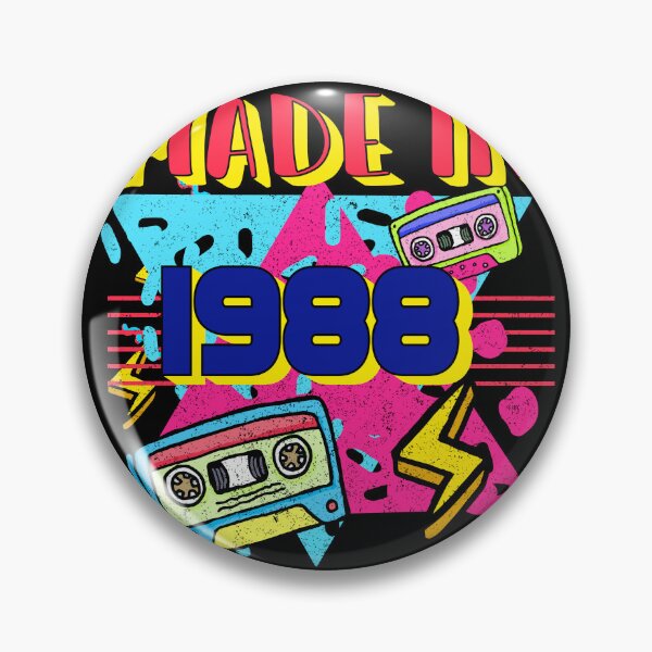 Item preview, Made In 1988 Rad 1988s Vintage 80's Costume Party neon party 1988 35Th Birthday 35 Year Old Men Women Essential Classic designed and sold by mohmmed22.