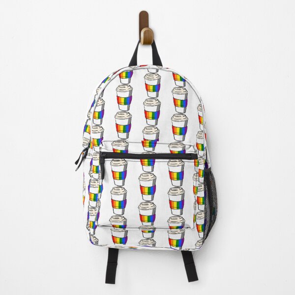 Item preview, Rainbow Pride Coffee Cup Doodle designed and sold by CJ Vanderbeek.