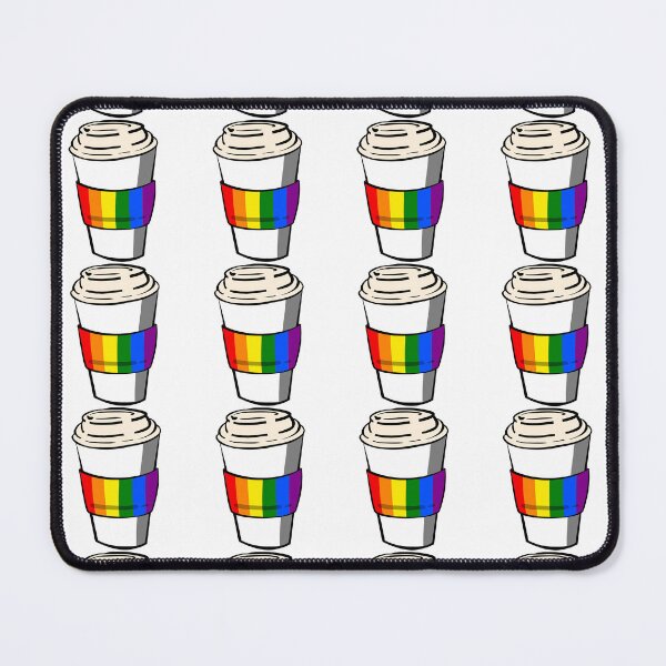 Item preview, Rainbow Pride Coffee Cup Doodle designed and sold by CJ Vanderbeek.