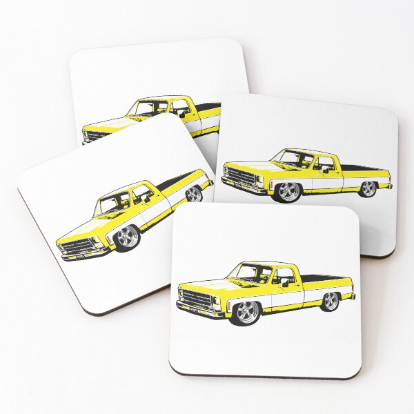 Item preview, Yellow 70s Lowered C Truck designed and sold by CoolRide.