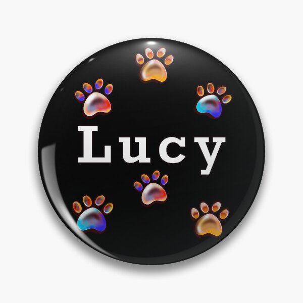 Item preview, Lucy Personalized Dog Gift: Name Paw Print Design designed and sold by Artonmytee.