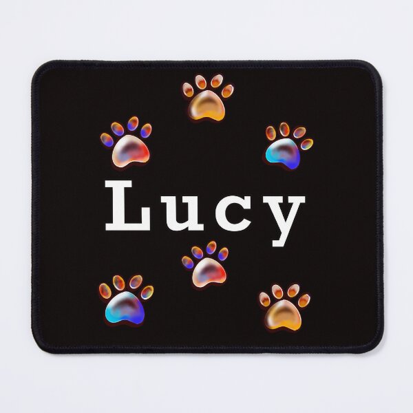Item preview, Lucy Personalized Dog Gift: Name Paw Print Design designed and sold by Artonmytee.