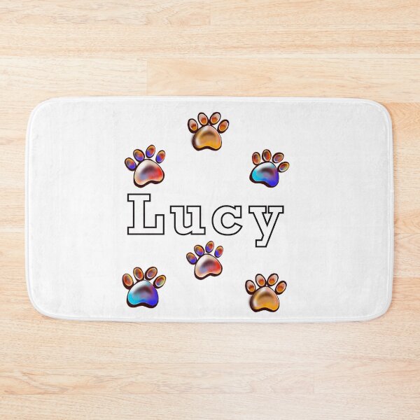Item preview, Lucy Personalized Dog Gift: Name Paw Print Design designed and sold by Artonmytee.