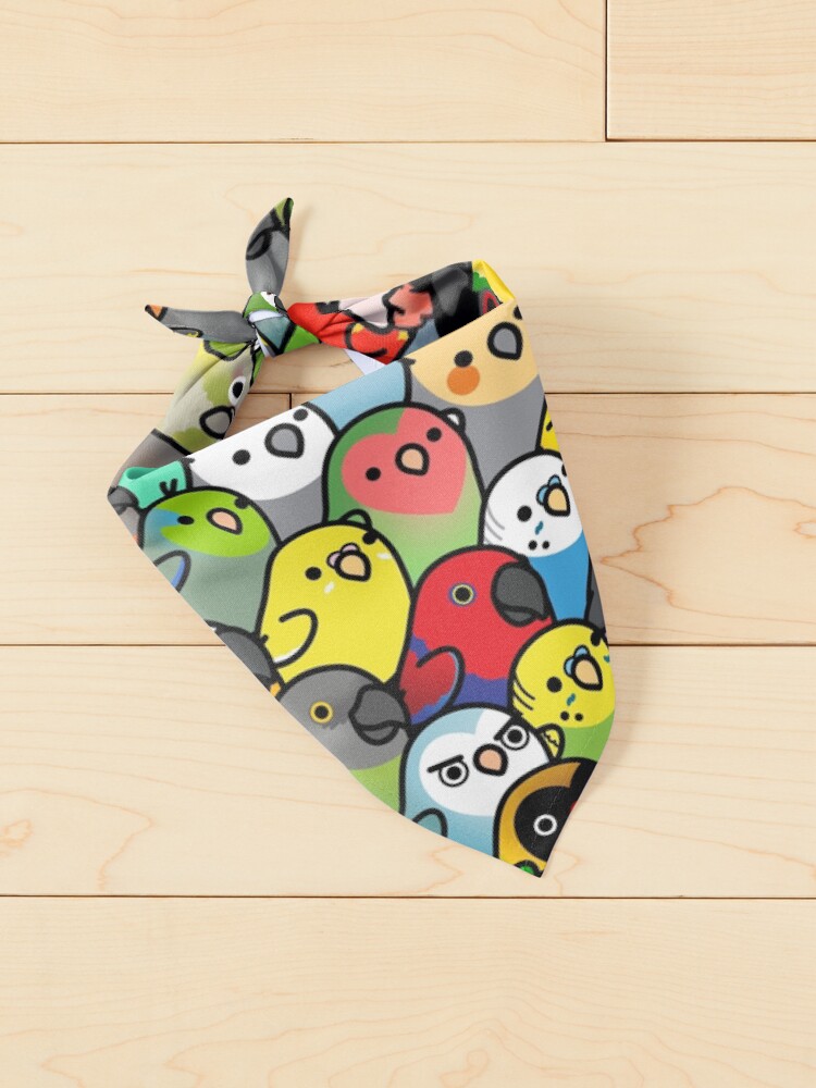 Alternate view of Everybirdy Pattern Pet Bandana