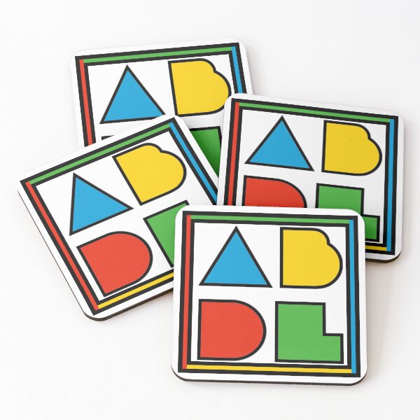 Item preview, ABDL Logo Color Block - Transparent w/ outline  designed and sold by DF3.