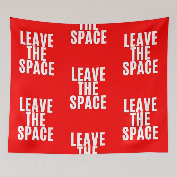 Item preview, Leave The Space ! (red) designed and sold by F1TwoTee.