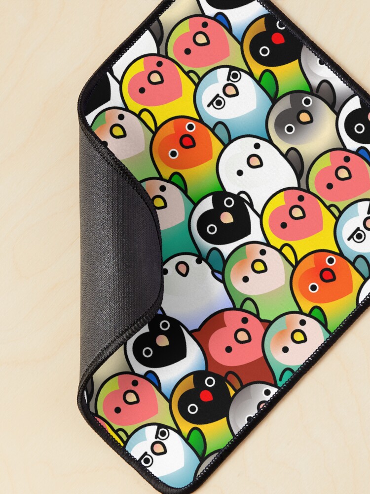 Alternate view of A Lot of Lovebirds Mouse Pad