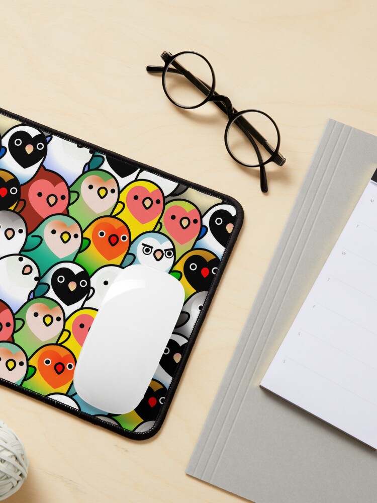 Alternate view of A Lot of Lovebirds Mouse Pad