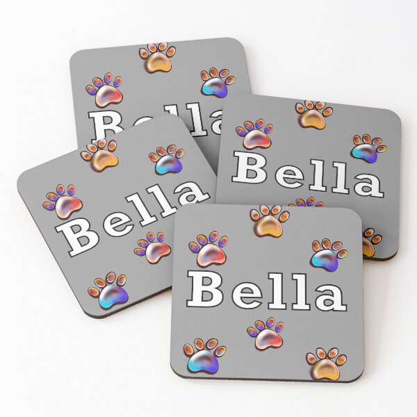 Item preview, Bella Personalized Dog Gift: Luna Name Paw Print Design designed and sold by Artonmytee.