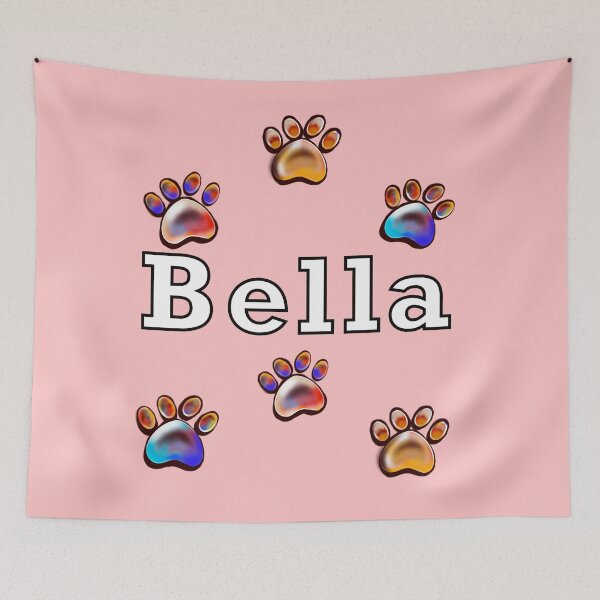 Item preview, Bella Personalized Dog Gift: Luna Name Paw Print Design designed and sold by Artonmytee.