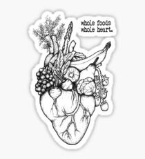 Pegatina Whole Foods Whole Heart