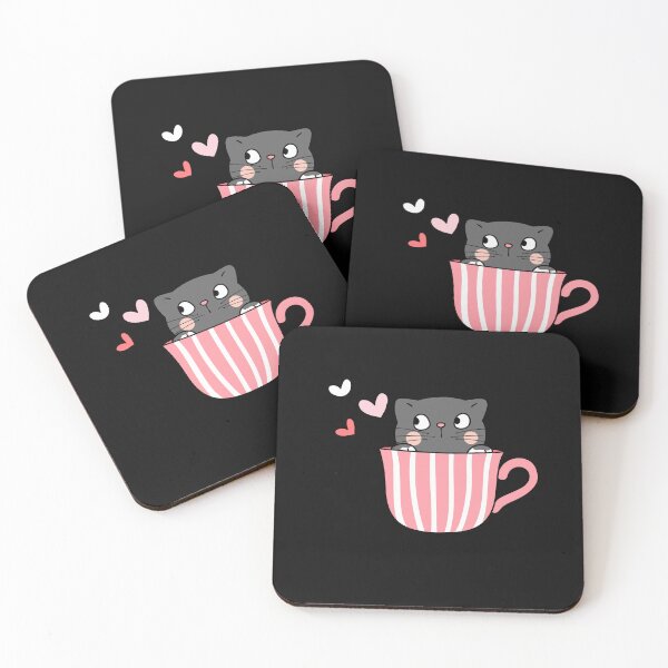 Item preview, Catpuccino, cute cat with coffee designed and sold by Sam Artist.