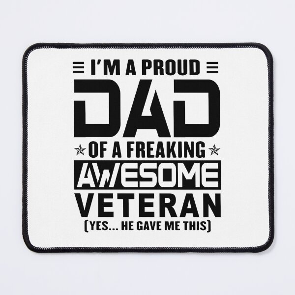 Item preview, I’m A Proud Dad Of A Freaking Awesome veteran, Funny Dad Shirt, Dad Of veteran Shirt, Dad Gifts, Christmas Gifts For Dad designed and sold by xlnv.