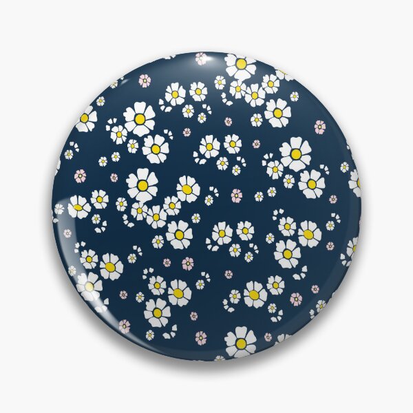 Item preview, Plants pattern / Colorful daisy pattern: spring blue designed and sold by oceanys.