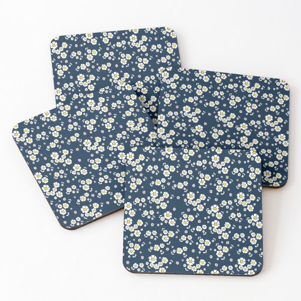 Item preview, Plants pattern / Colorful daisy pattern: spring blue designed and sold by oceanys.