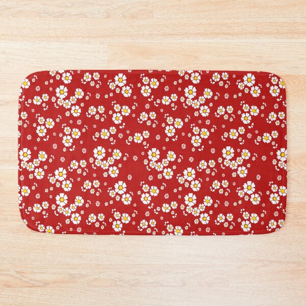 Item preview, Plants pattern / Colorful daisy pattern: spring red designed and sold by oceanys.
